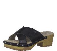 Jana - Komfort Pantolette schwarz BLACK - Gr. - 38