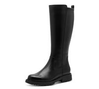 Jana Leder Damen Stiefel Kniehoch Elegant, Schwarz (Black), 41 EU