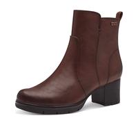 Jana Damen Stiefeletten mit Absatz Wasserabweisend Vegan, Braun (Cognac), 38 EU