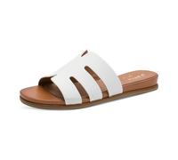 Jana Damenschuhe Klassische Pantoletten WHITE WHITE - Gr. - 42