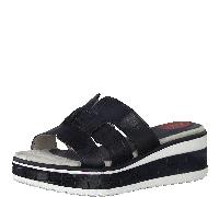 Jana Plateau Pantolette für Damen, schwarz, Größe 40 EU