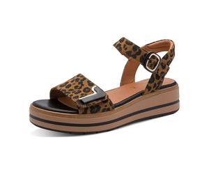 Jana Plateau Sandaletten für Damen, braun, Größe 39 EU
