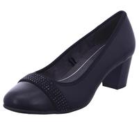 Jana Pumps mit Blockabsatz - 22466-45 - Schwarz, Schwarz, 39