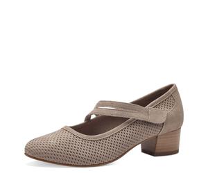 Jana Riemchenpumps für Damen, grau, Größe 38 EU