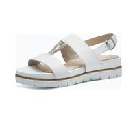 Jana Sandalette Comfort für Damen, weiß, Größe 38 EU