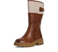 Jana SchaftBootCognacFilzH-Weite für Damen, braun, Größe 38 EU