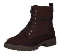 Jana Schnür Boots Damen braun braun 42 Textil