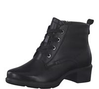 Jana Schnürstiefeletten für Damen, schwarz, Größe 44 EU