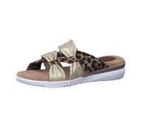 Jana shoes Da.-Pantolette 8-8-27109-24/357 PEPPER/LT GOLD FS 2020 für Damen, beige, Größe 38 EU