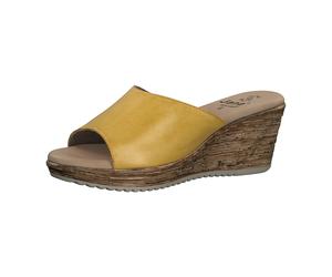 Jana shoes Da.-Pantolette 8-8-27229-34/627 SAFFRON FS 2020 für Damen, gelb, Größe 39 EU