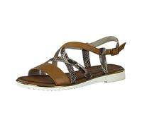 Jana shoes Da.-Sandalette 8-8-28115-24/390 CHOCO SNAKE FS 2020 für Damen, braun, Größe 39 EU