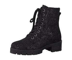Jana shoes Da.-Stiefel 8-8-25242-23/003 BLACK EMBOSS HW 19/20 für Damen, schwarz, Größe 38 EU