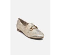 Jana Damen Slipper mit Blockabsatz Vegan, Gold (Gold Met STR), 38 EU