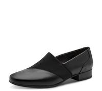 Jana Damen-Slipper M2426942 Hochfront, vegan, Blockabsatz, Schwarz, Gr. 38 EU