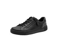 Jana Damen 8-23660-42 Sneaker, Black/Leo, 40 EU