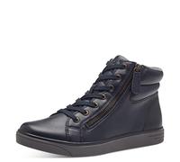 Jana Damen Sneaker hoch mit Reißverschluss Vegan, Blau (Navy), 38 EU
