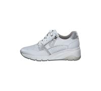 Jana Sneaker Leder Weiß/Silber - 41