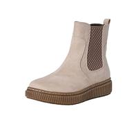 Jana Softline Stiefelette 8-8-25461-29 beige 37, Weit, Relax Fit, Recycled P.E.T., Comfort