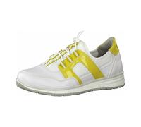 Jana Sportliche Schnürschuhe für Damen, gelb, Größe 38 EU