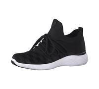 Jana Sportliche Schnürschuhe für Damen, schwarz, Größe 38 EU