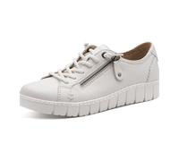 Jana Sportliche Schnürschuhe für Damen, weiß, Größe 42 EU