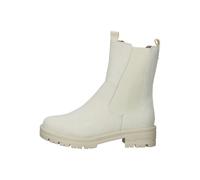 Jana Stiefelette Lederimitat/Textil Ivory