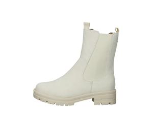 Jana Stiefelette Lederimitat/Textil Ivory - 39