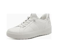 Jana Damen 8-23764-45 Sneaker, White/Silver, 41 EU