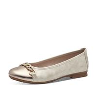 Jana Woms Ballerina für Damen, beige, Größe 36 EU