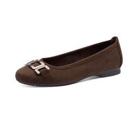 Jana Woms Ballerina für Damen, braun, Größe 36 EU