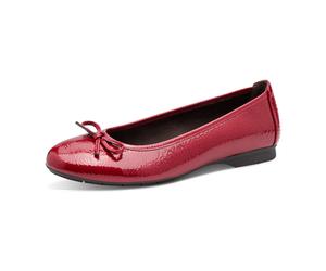 Jana Woms Ballerina für Damen, rot, Größe 39 EU