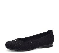 Jana - Woms Ballerina schwarz BLACK - Gr. - 40