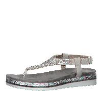 Jana - Zehentrenner weiß WHITE STRUCTUR - Gr. - 41