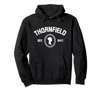 Jane Eyre Charlotte Bronte Thornfield 1847 - Buchliebhaber Pullover Hoodie, Unisex für Erwachsene, Schwarz, XXL