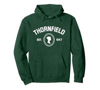 Jane Eyre Charlotte Bronte Thornfield 1847 - Buchliebhaber Pullover Hoodie, Unisex für Erwachsene, Waldgrün, XL