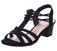 JANE KLAIN 282989-009, Damen Sandalette in schwarz - Gr. 42