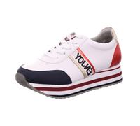 Jane Klain Damen Plateau Sneaker für Damen, weiß, Größe 37 EU