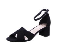 Jane Klain Riemchensandaletten für Damen, schwarz, Größe 40 EU