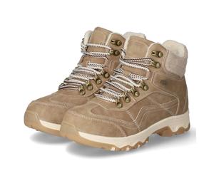 Jane Klain Schnürboots - Gr. 38 - Taupe - Textil & Synthetik