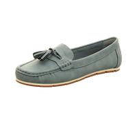 Jane Klain Slipper, Moccasins0,55 für Damen, blau, Größe 38 EU