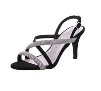 Jane Klain Riemchensandaletten für Damen, schwarz, Größe 36 EU