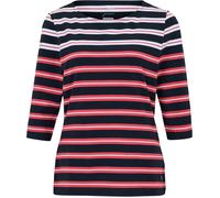 JOY sportswear - JANETTE 3/4 Arm Shirt night hibiscus stripes - Gr. - 48