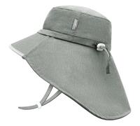 JANGANNSA Toddler Sun Hat Kids Beach Hat with Neck Flap Baby UV Protection Summer Hat Toddler Hat UPF 50+ Wide Brim Sut Hat Boys Girls（5-12T）