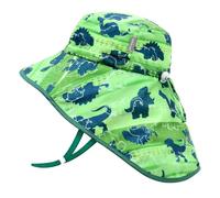 JANGANNSA Toddler Sun Hat Kids Beach Hat with Neck Flap Baby UV Protection Summer Hat Toddler Hat UPF 50+ Wide Brim Sut Hat Boys Girls（6-24M）