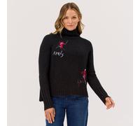 Janica Sweater Strickpullover Damen - black - L