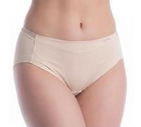 Janira Damen-Slip Best Comfort 1031672 – unsichtbar, weich, fleckenfrei auf der Haut – Gr. M, dune