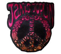 Janis Joplin Peace Sign Woven Patch One Size