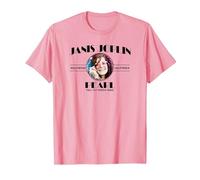 Janis Joplin Pearl Hollywood T-Shirt, Herren, Rosa, XXL