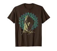Janis Joplin Pfau Foto T-Shirt, Herren, Braun, XXL