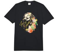 Janis Joplin Rock Music Soul Blues Flowers Pattern Comfort Colors Adult Heavyweight T-Shirt